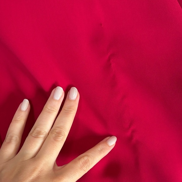 David's Bridal Rich Red Gown - Picture 13 of 13